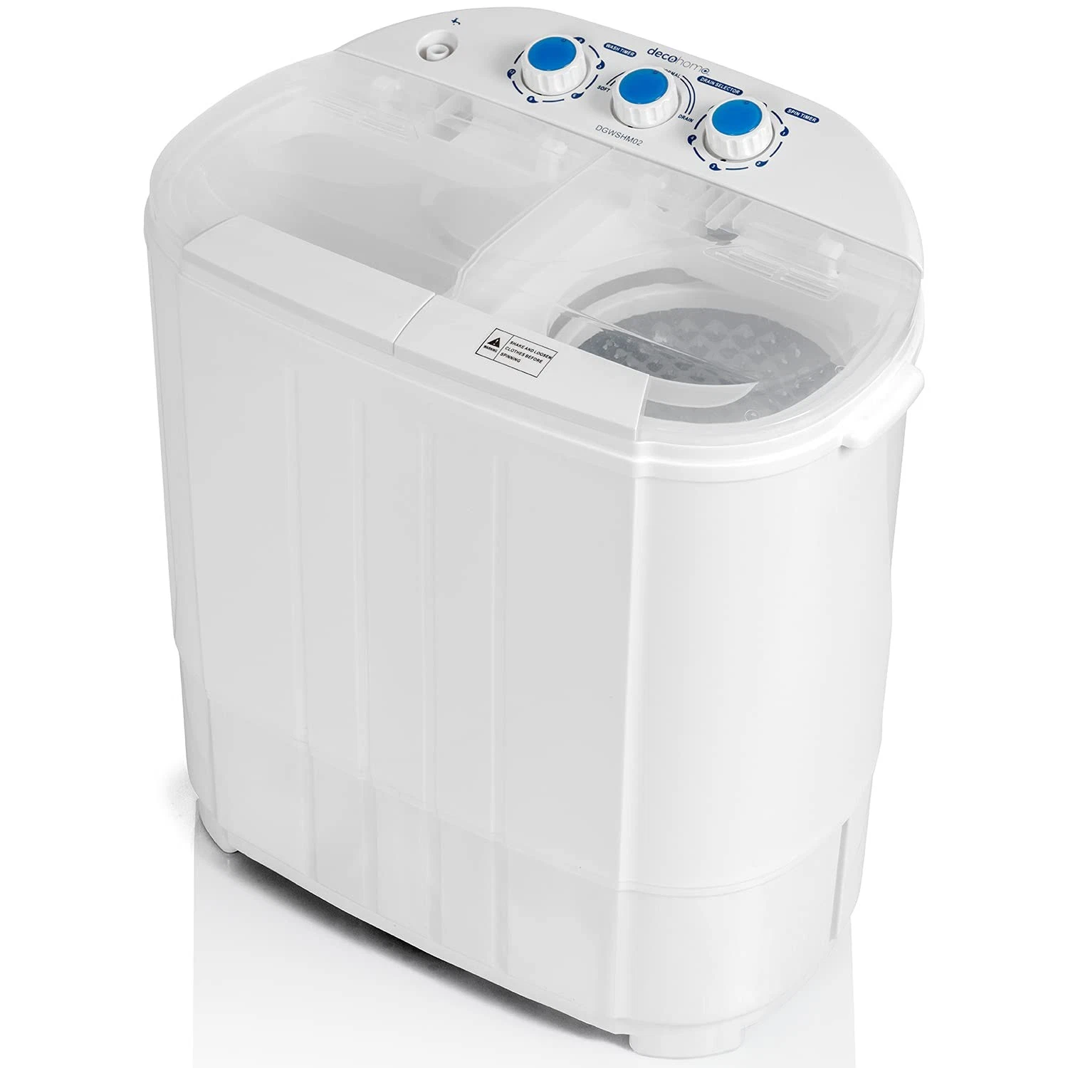 Compact Washing Machine with Twin Tub for Wash and